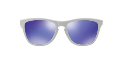 Oakley frogskins 9013 35 limited edition polished white lenti violet iridium trasmittanza 17 ottica centro russi ra